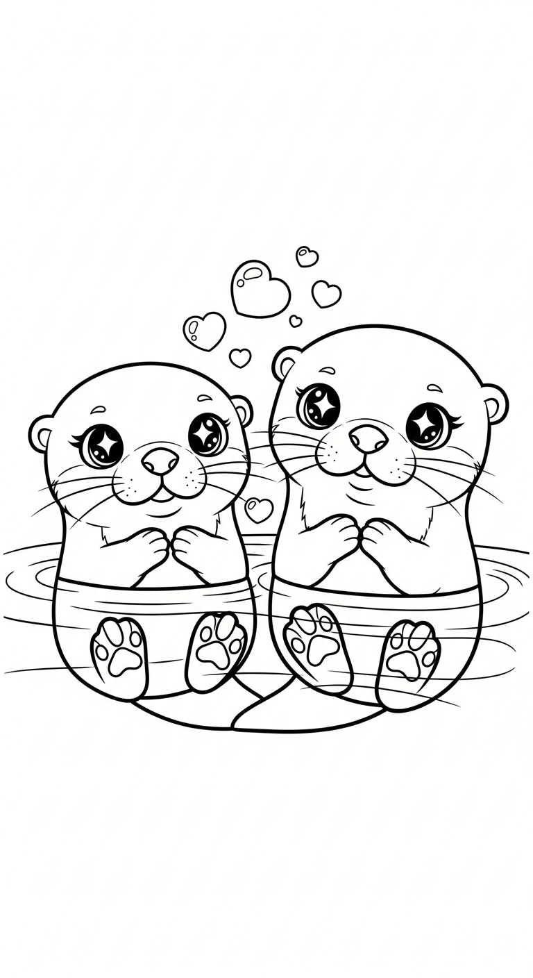 coloriage Kawaii Animaux updated à imprimer pdf gratuit 1