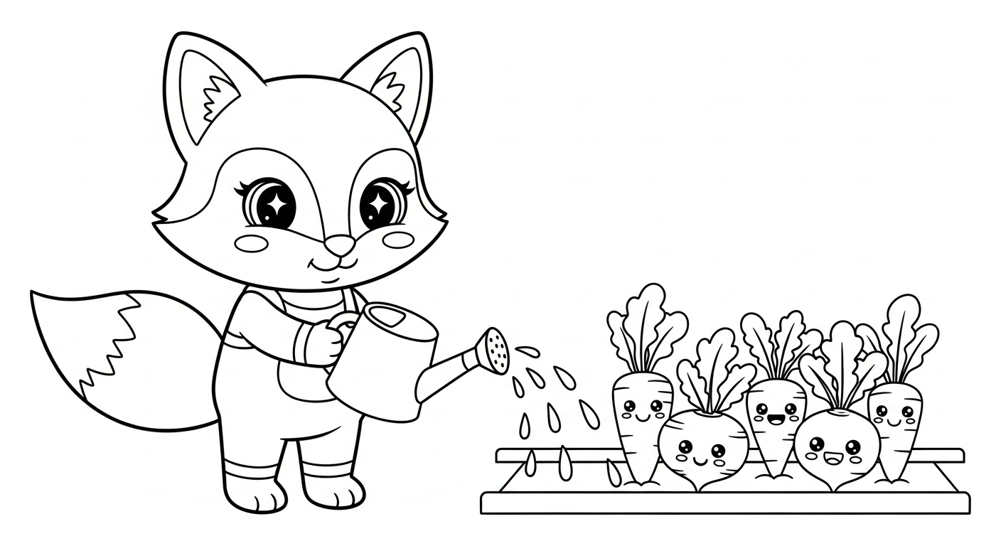 coloriage Kawaii Animaux updated a dessiner et imprimer