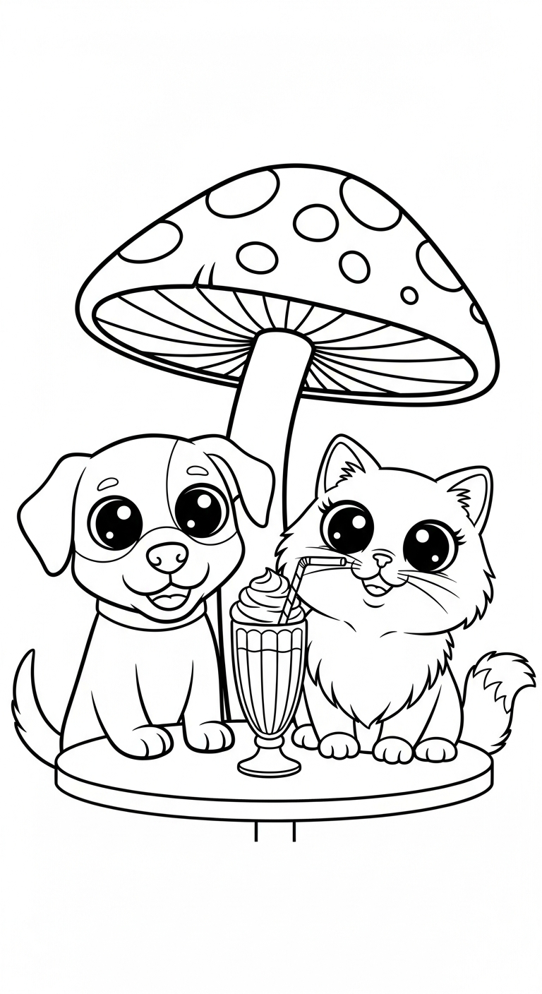 coloriage Kawaii Animaux updated à imprimer