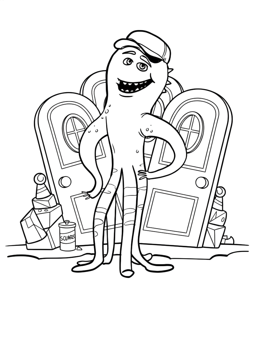 coloriage Monsters Inc a dessiner en ligne