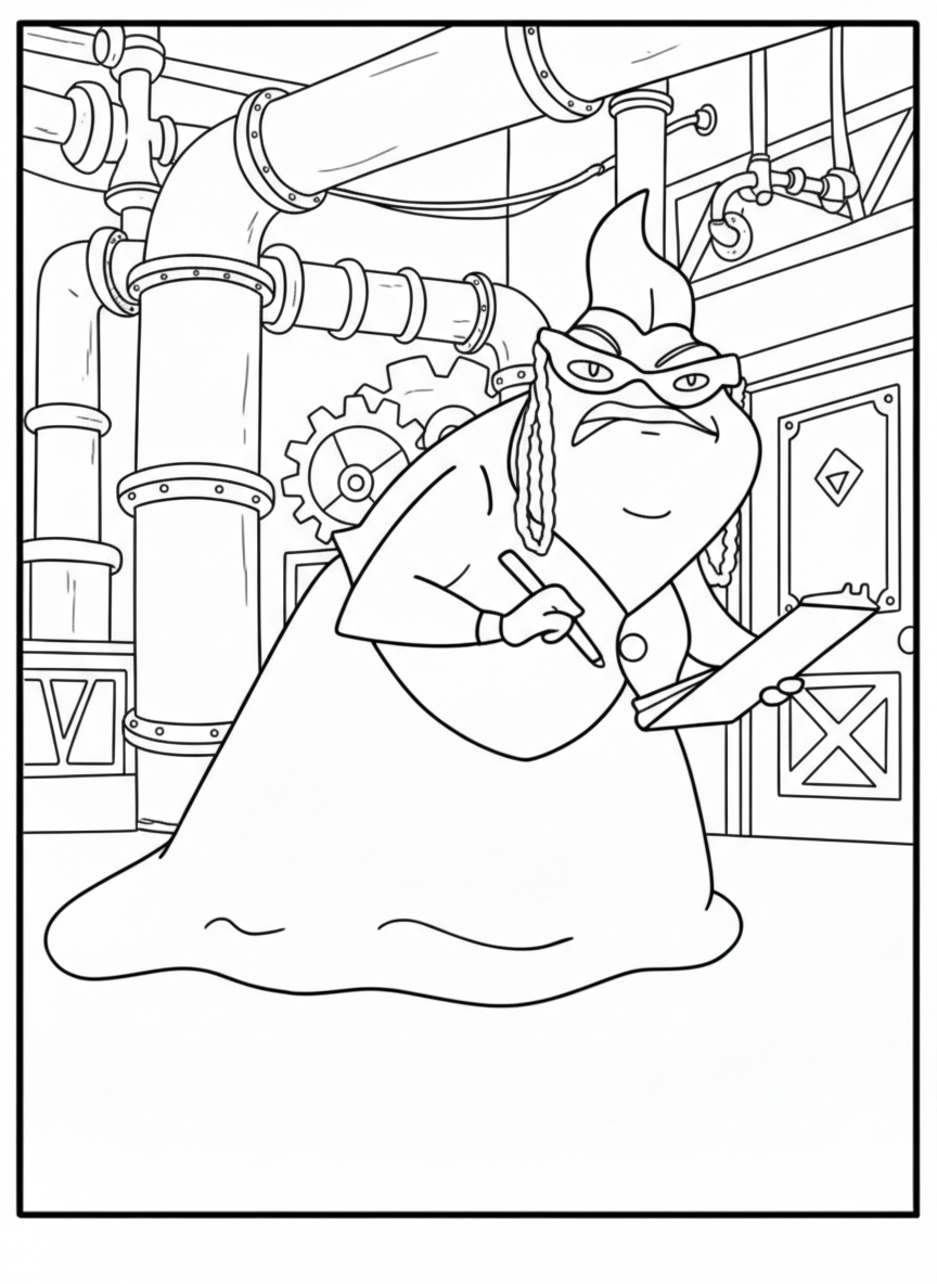 coloriage Monsters Inc a imprimer