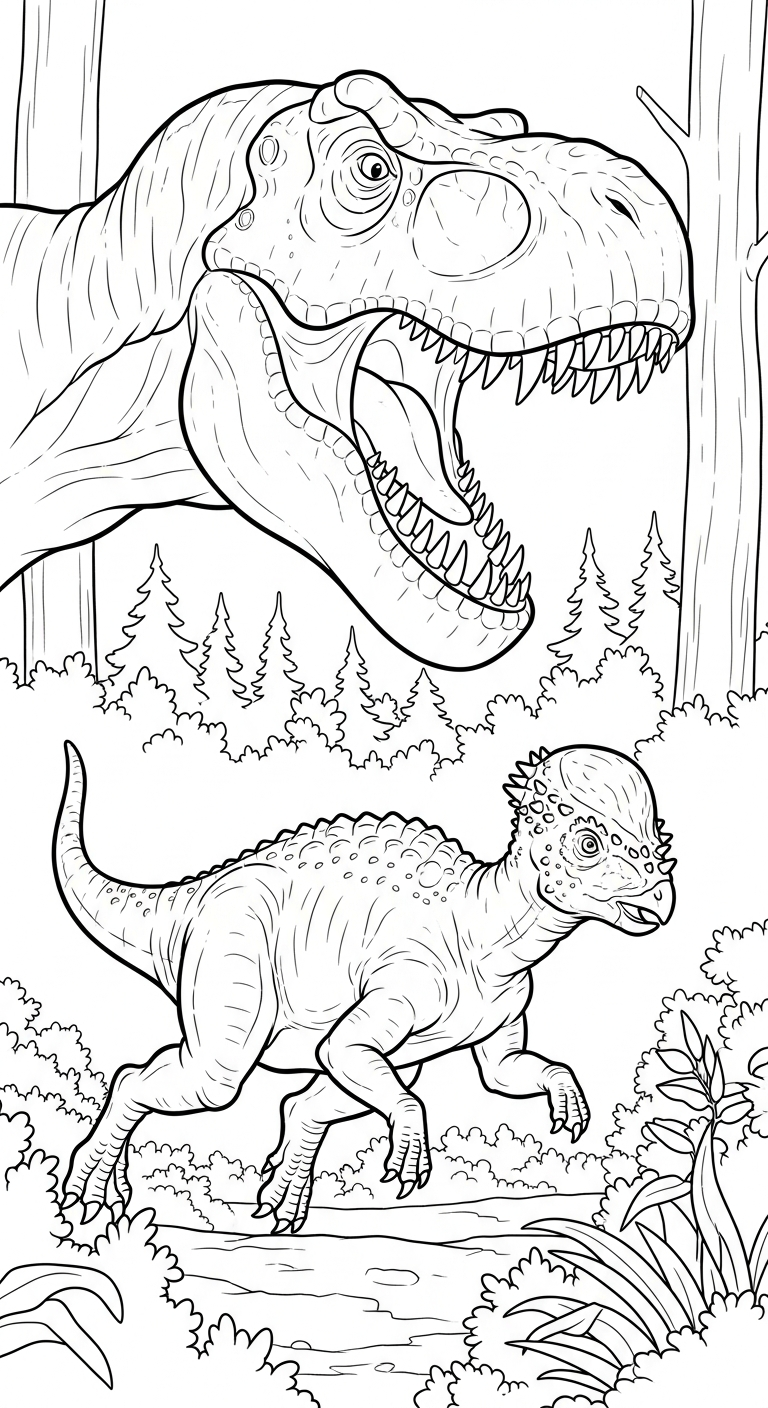 coloriage Pachycephalosaurus et dessins