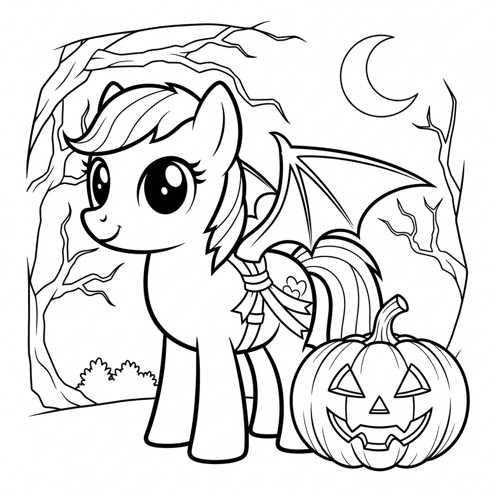 coloriage Poney updated de pour enfants 1
