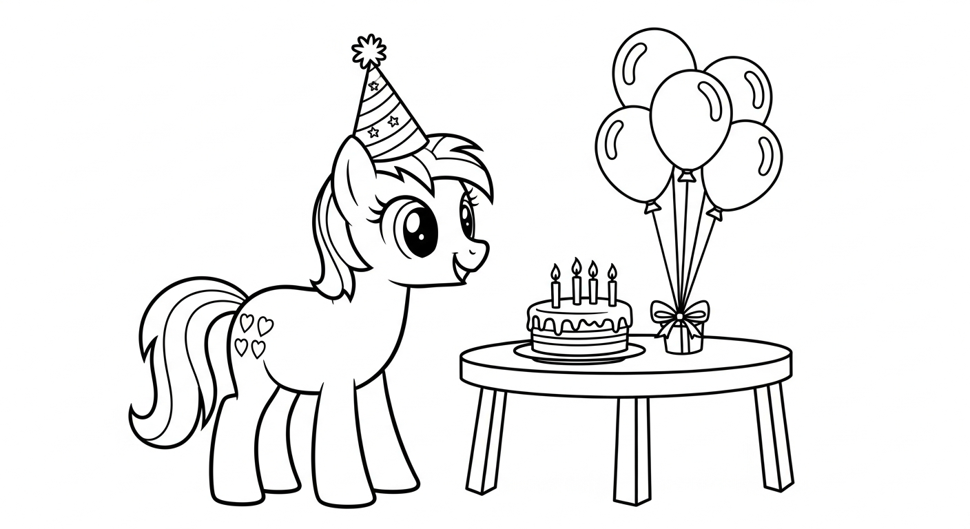 coloriage Poney updated gratuit