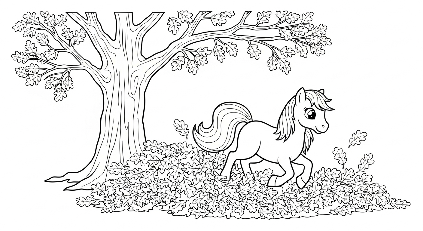 imprimer coloriage Poney updated