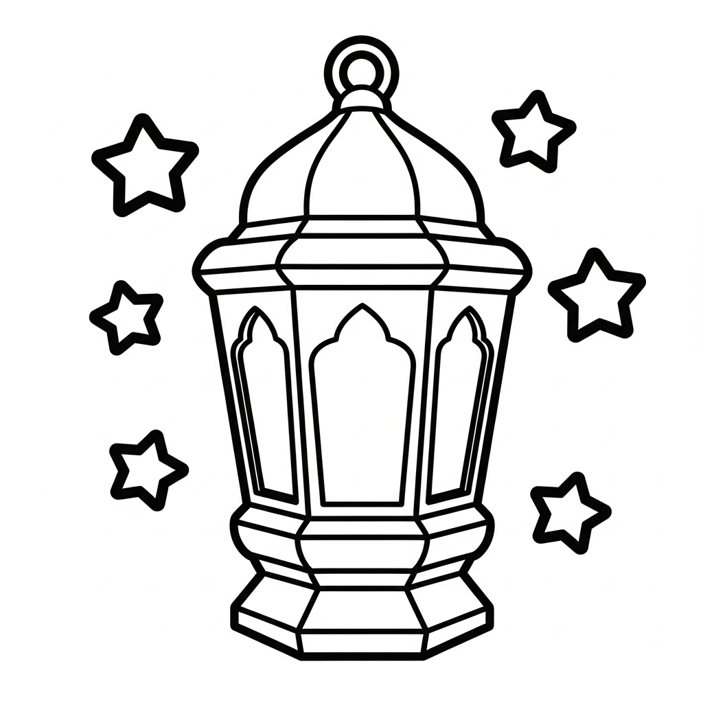 coloriage Ramadan updated gratuit en ligne