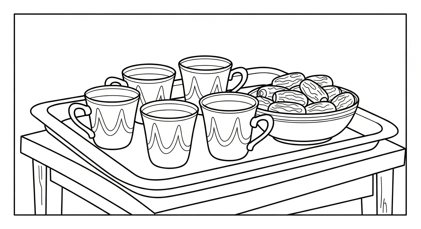 coloriage Ramadan updated pour enfant de 8 ans