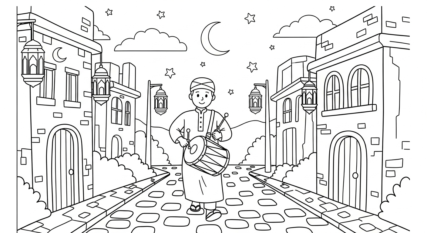 imprimer coloriage Ramadan updated gratuit 1