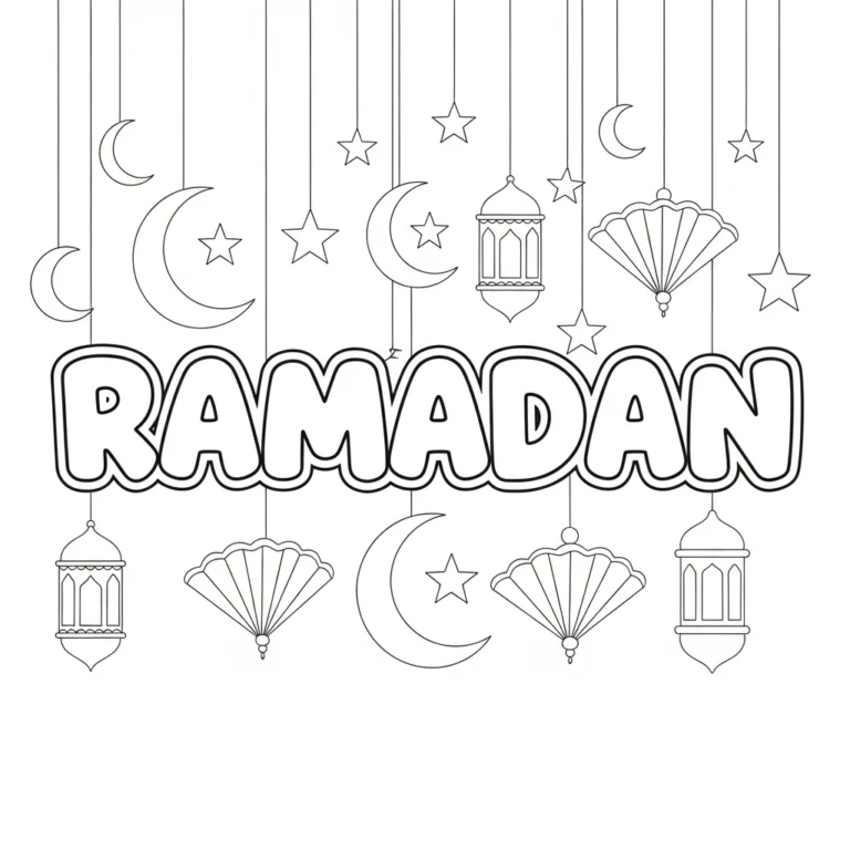 Kolorowanki Ramadan