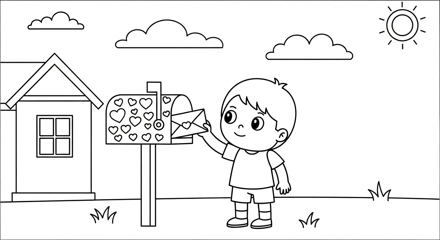 imprimer coloriage Saint Valentin updated pour enfant 2