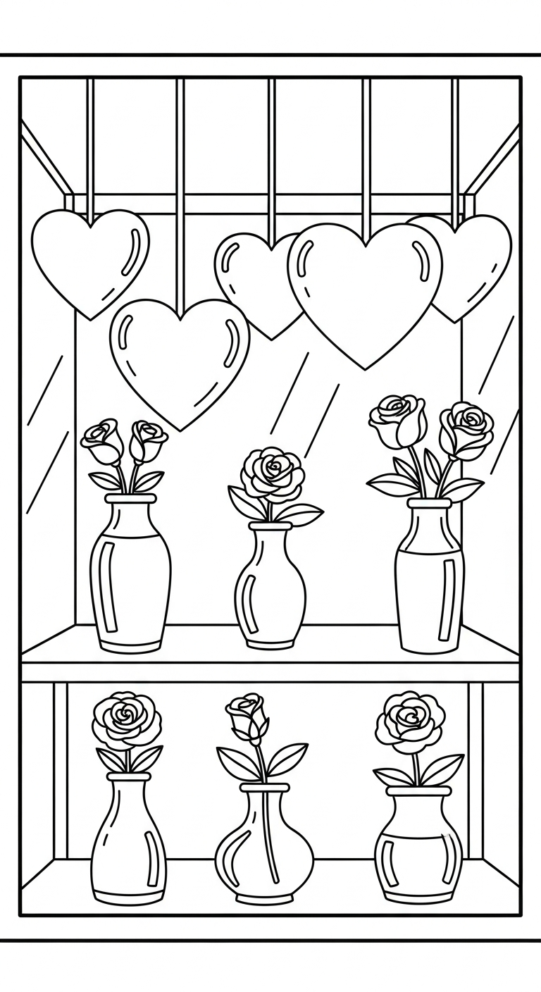 coloriage Saint Valentin updated a imprimer