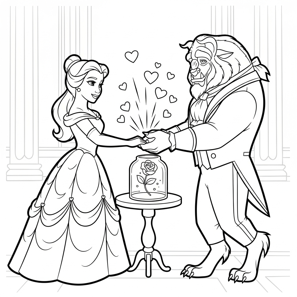coloriage Saint Valentin updated gratuit en ligne 1