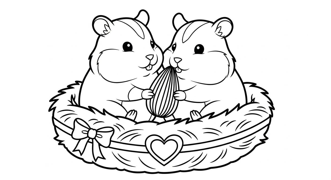 image de coloriage Saint Valentin updated pour enfant