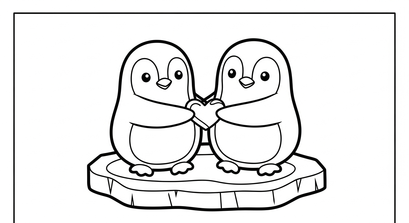 image de coloriage Saint Valentin updated pour enfant 1
