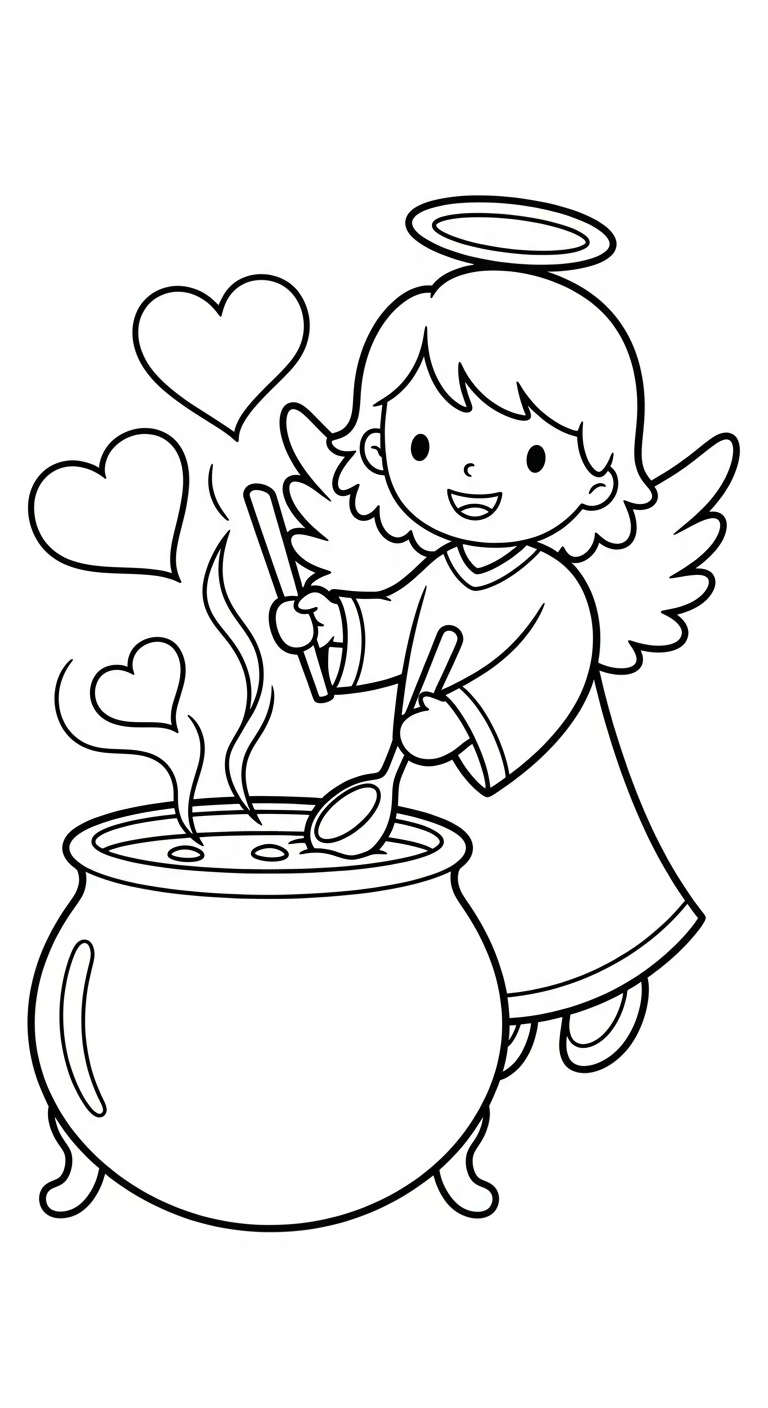 imprimer coloriage Saint Valentin updated pour enfant