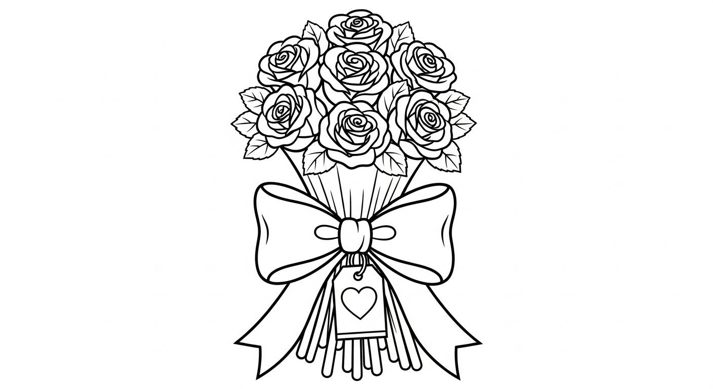 coloriage Saint Valentin updated et découpage à imprimer