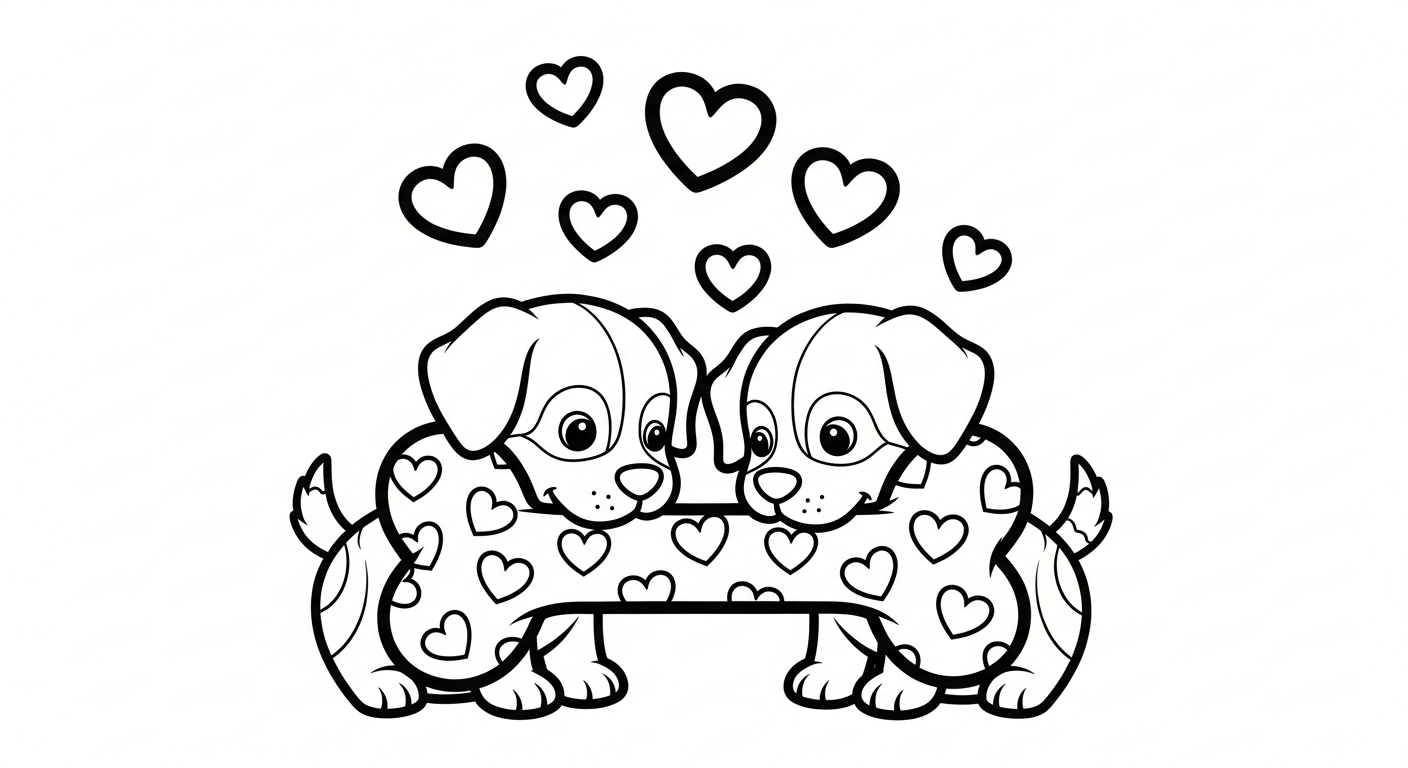 imprimer coloriage Saint Valentin updated pour enfant 3