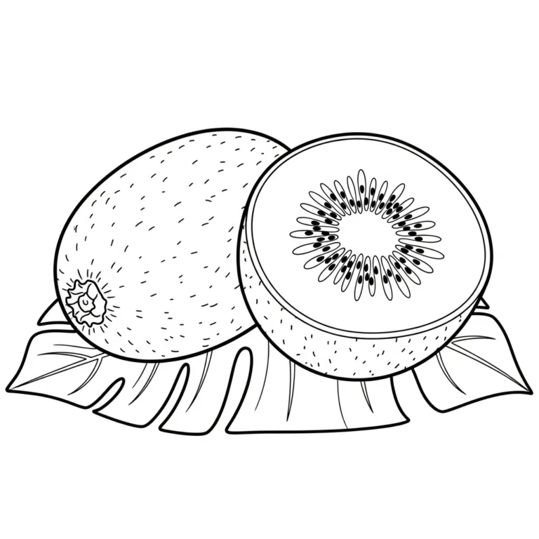 Coloriage Kiwi