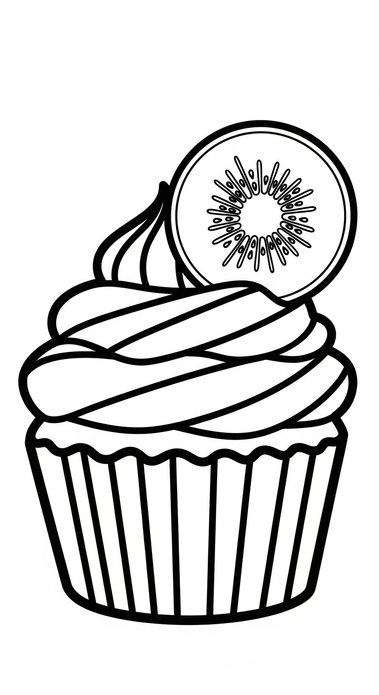 coloriage kiwi à imprimer gratuit