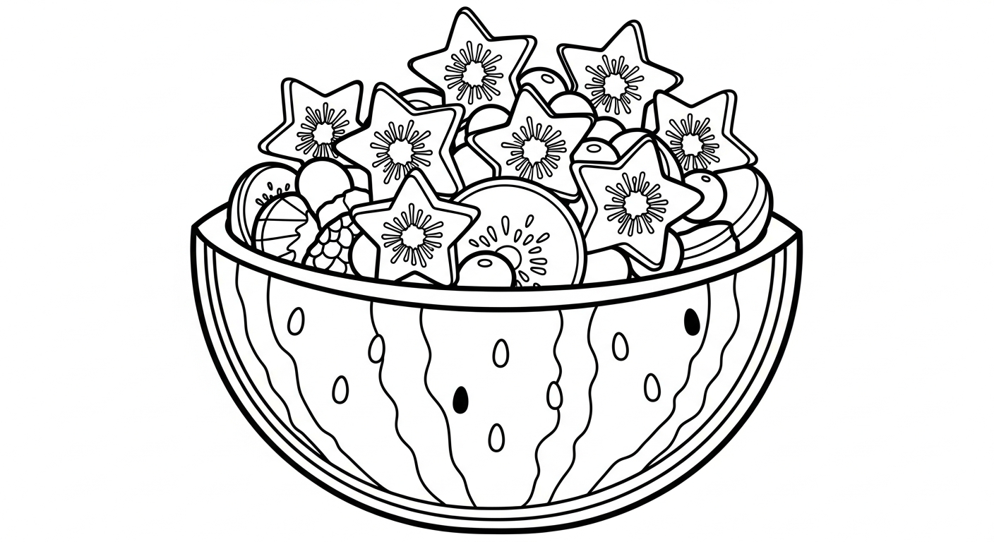 imprimer coloriage kiwi gratuit
