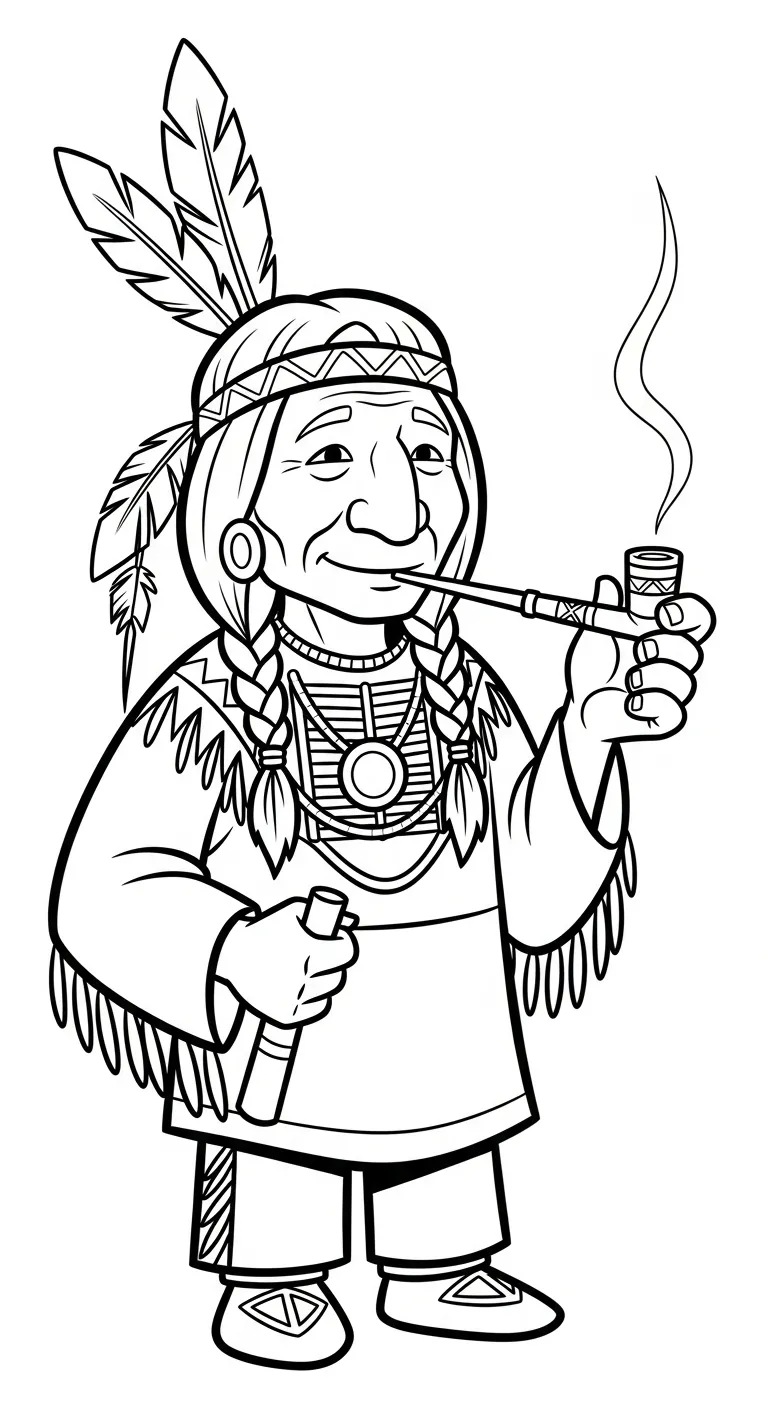 coloriage Amérindiens en ligne