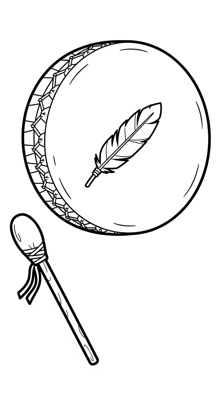 a imprimer coloriage Amérindiens gratuit