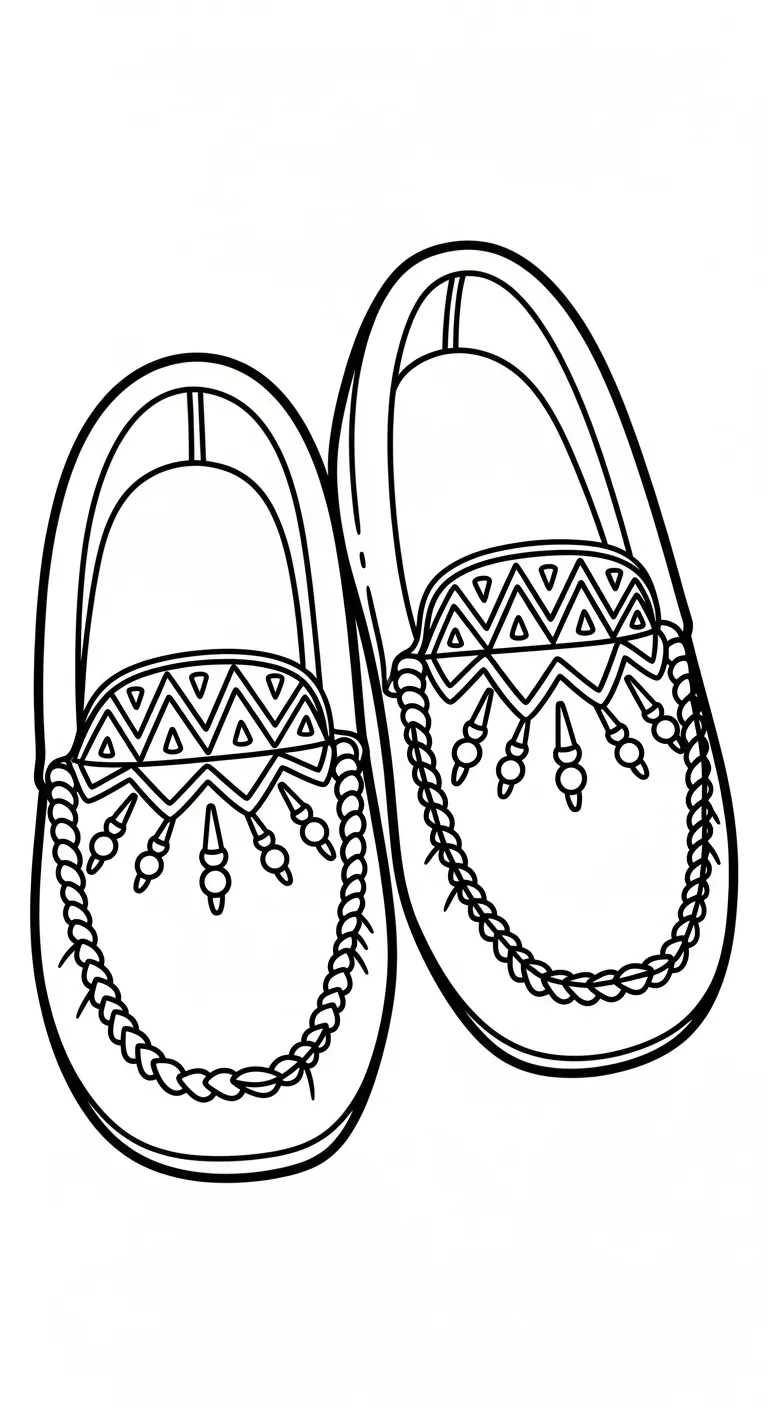 coloriage Amérindiens gratuit à imprimer