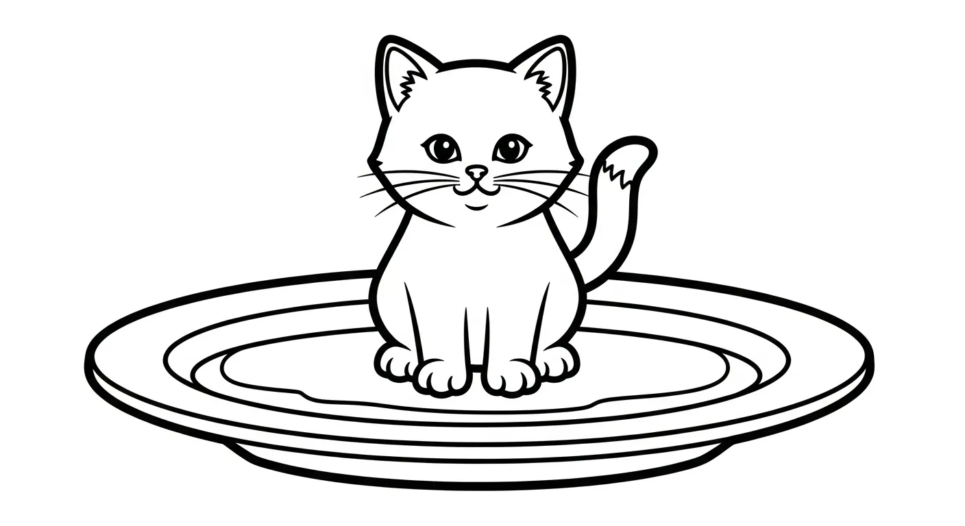 coloriage Chaton pour enfant de 8 ans