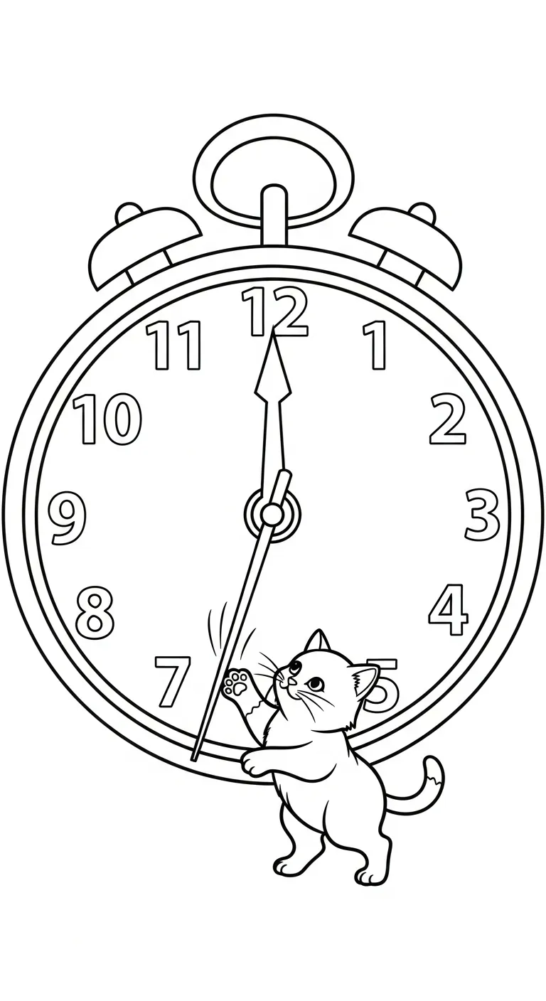 coloriage Chaton gratuit a imprimer