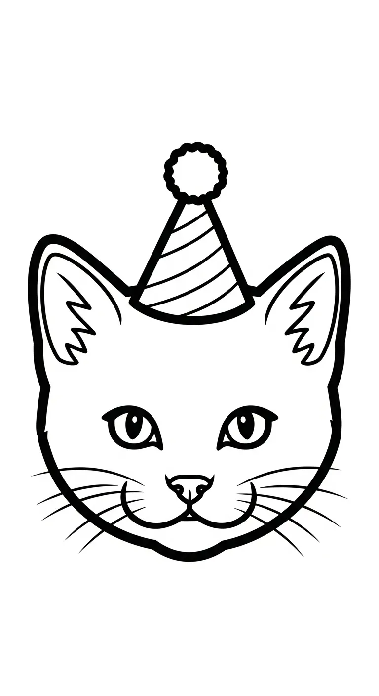 coloriage Chaton à imprimer kawaii