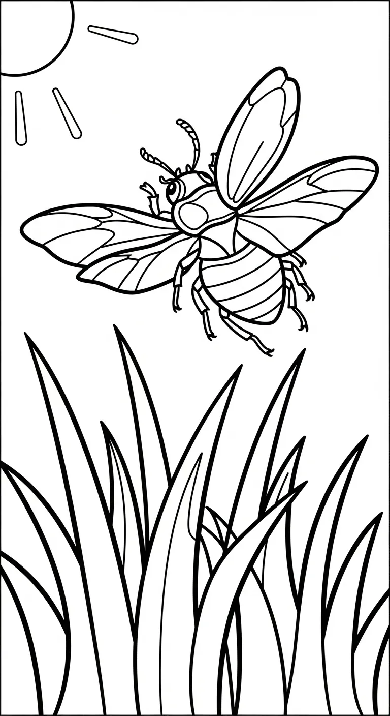 coloriage Coleoptera pour enfants 1