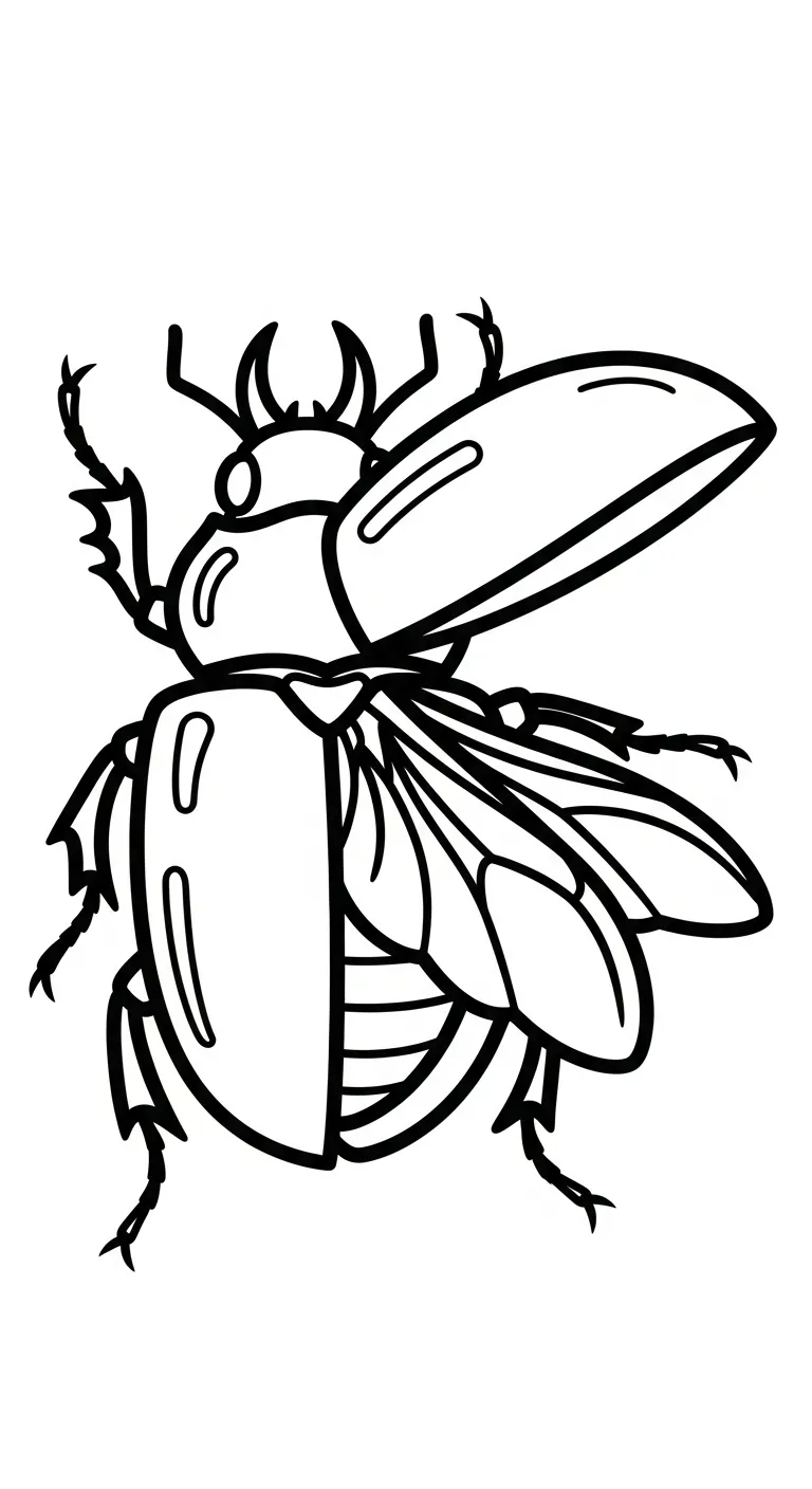 coloriage Coleoptera à imprimer pdf gratuit