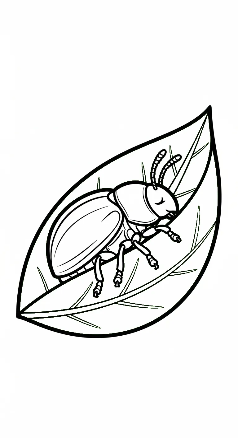 coloriage Coleoptera et dessin a imprimer