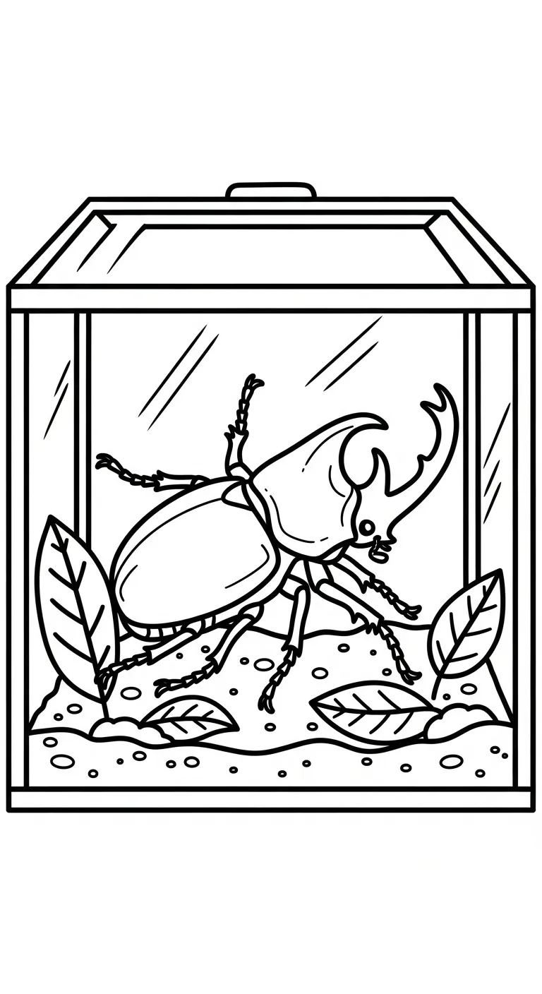 coloriage Coleoptera à imprimer gratuitement 1