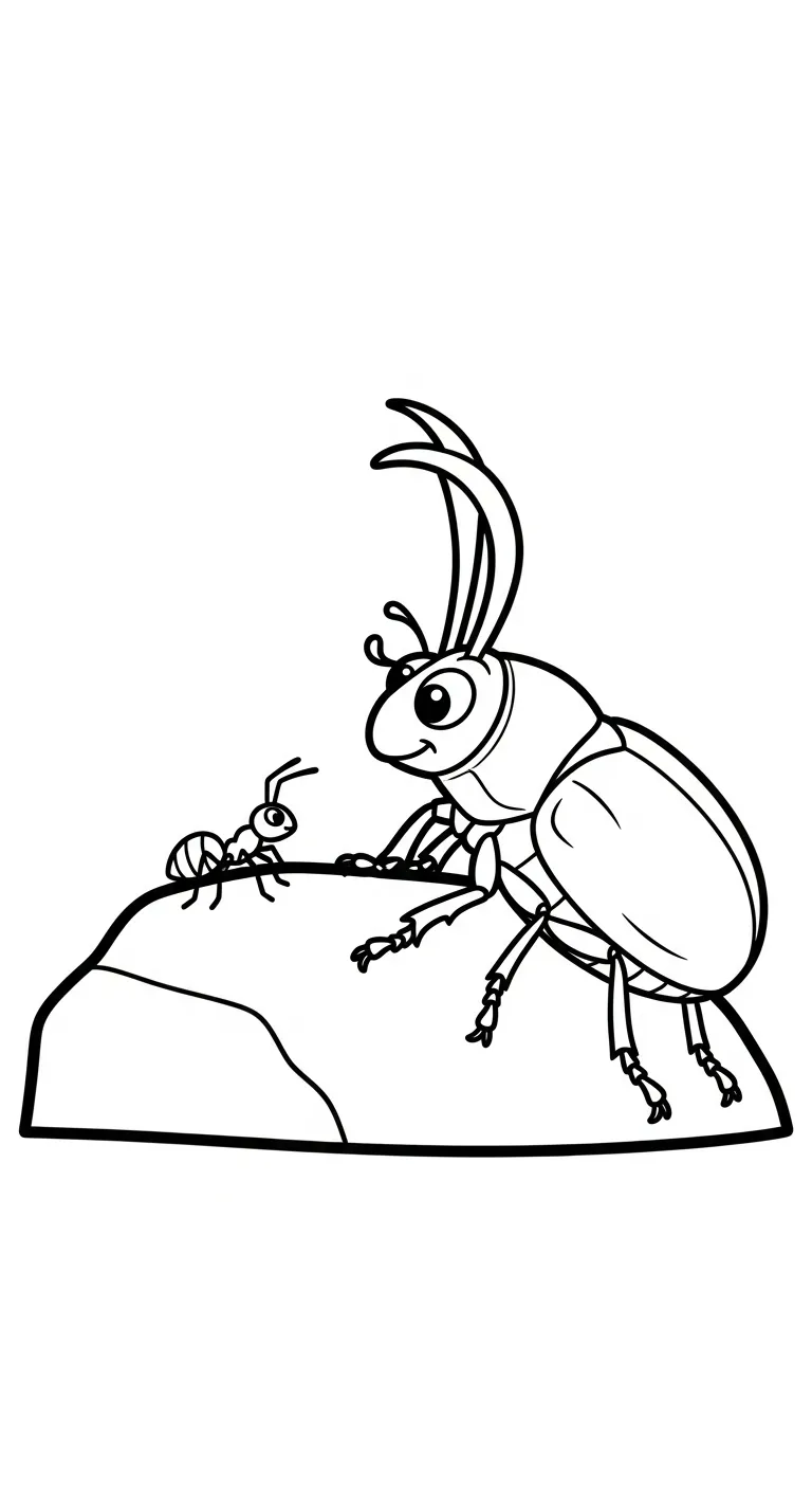 coloriage Coleoptera a imprimer gratuitement