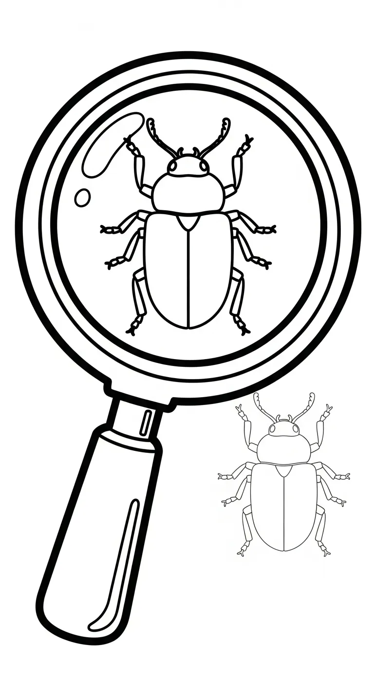 coloriage Coleoptera à imprimer pour enfant de 9 ans