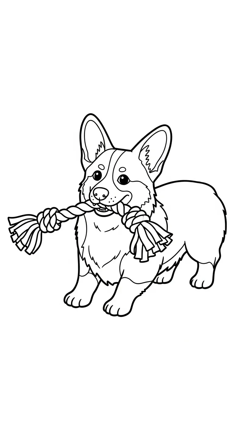 coloriage Corgi et dessins