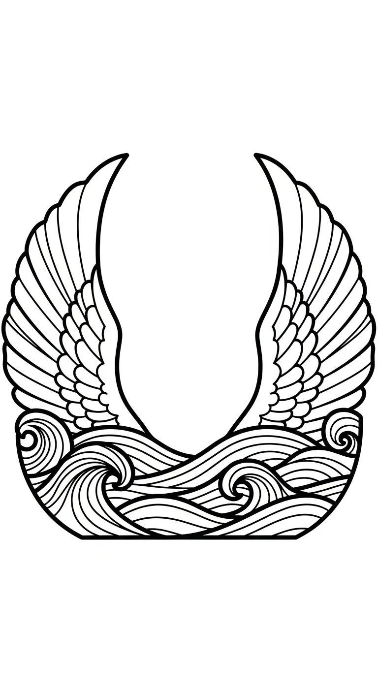 coloriage Cygne a imprimer