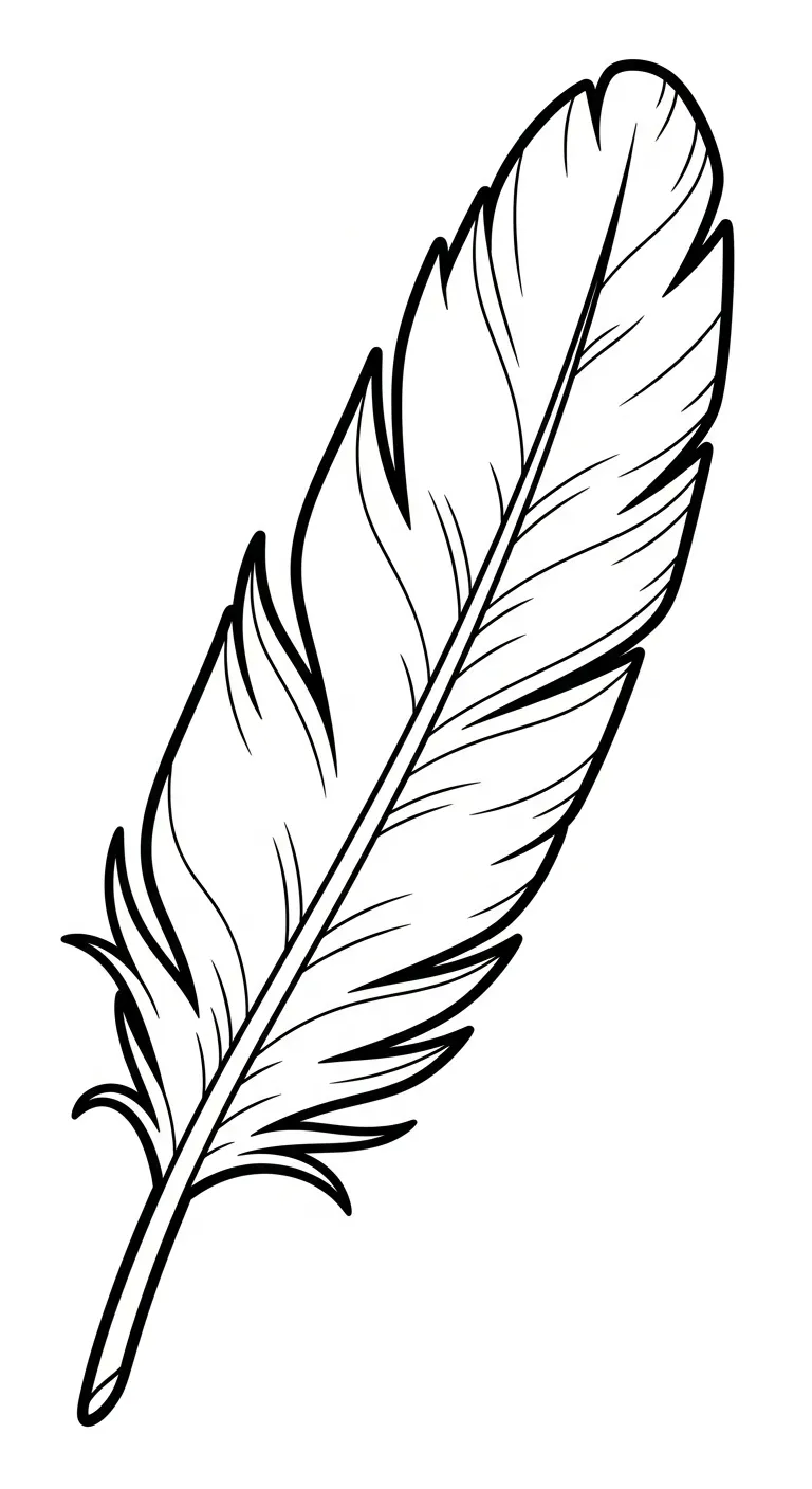 coloriage Cygne pour enfant de 2 ans