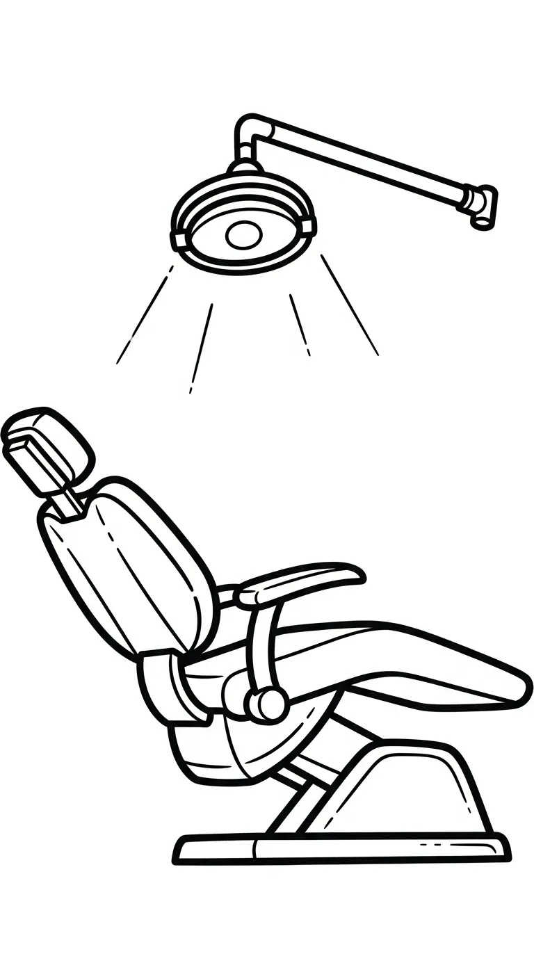 coloriage Dentiste à imprimer gratuitement