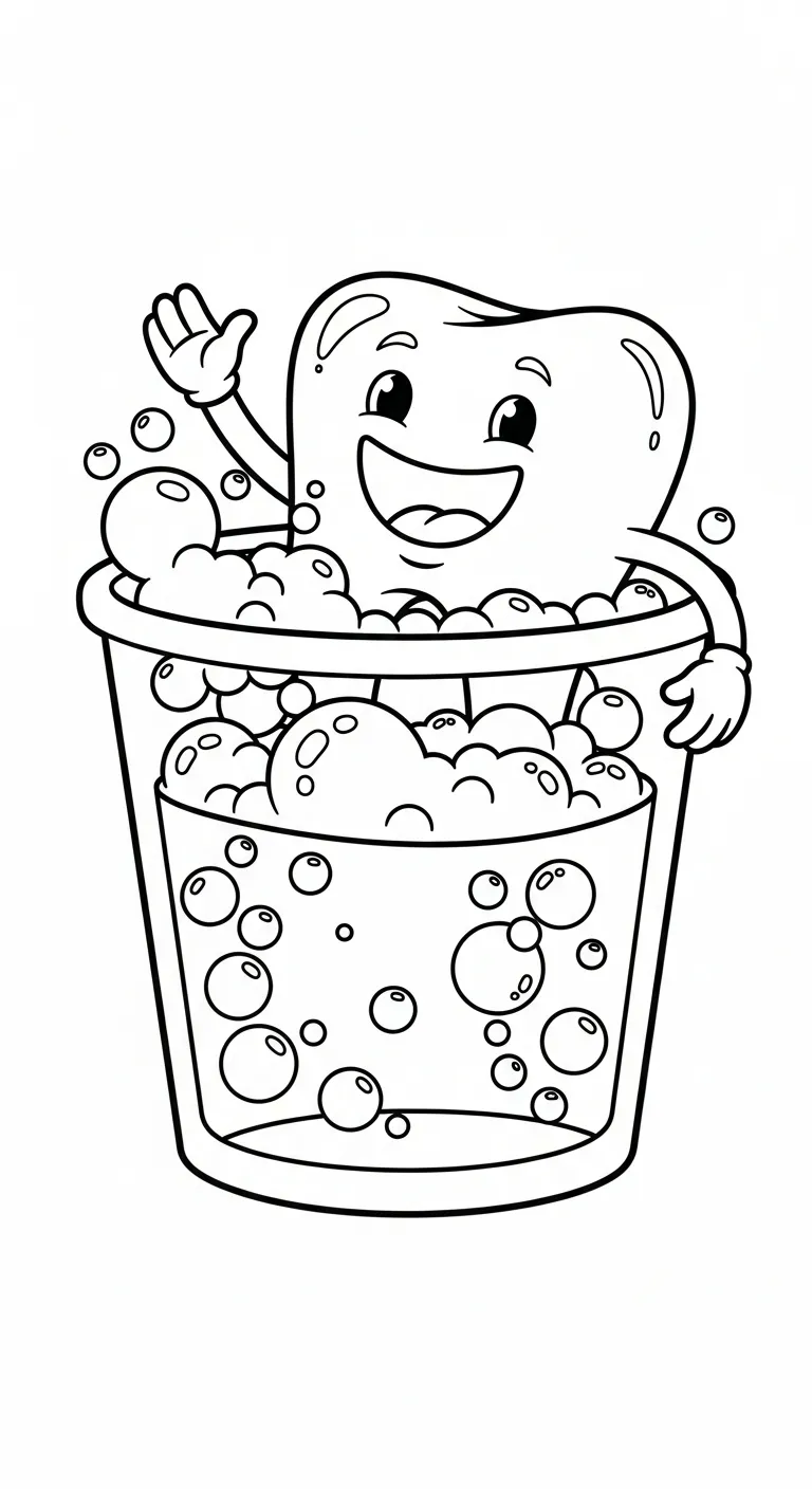 coloriage Dentiste à imprimer gratuitement pdf