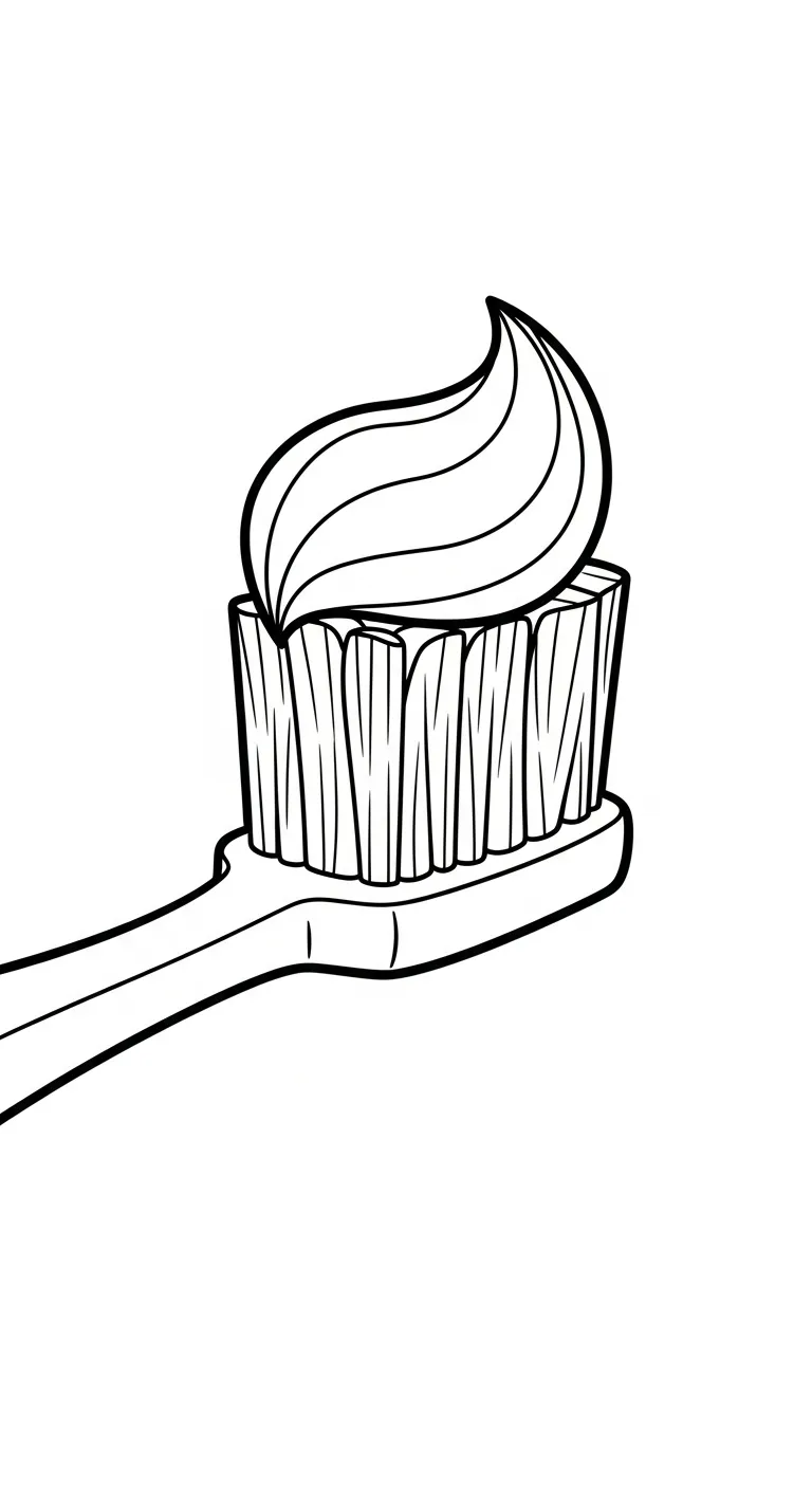 coloriage Dentiste à imprimer pour enfant de 2 ans