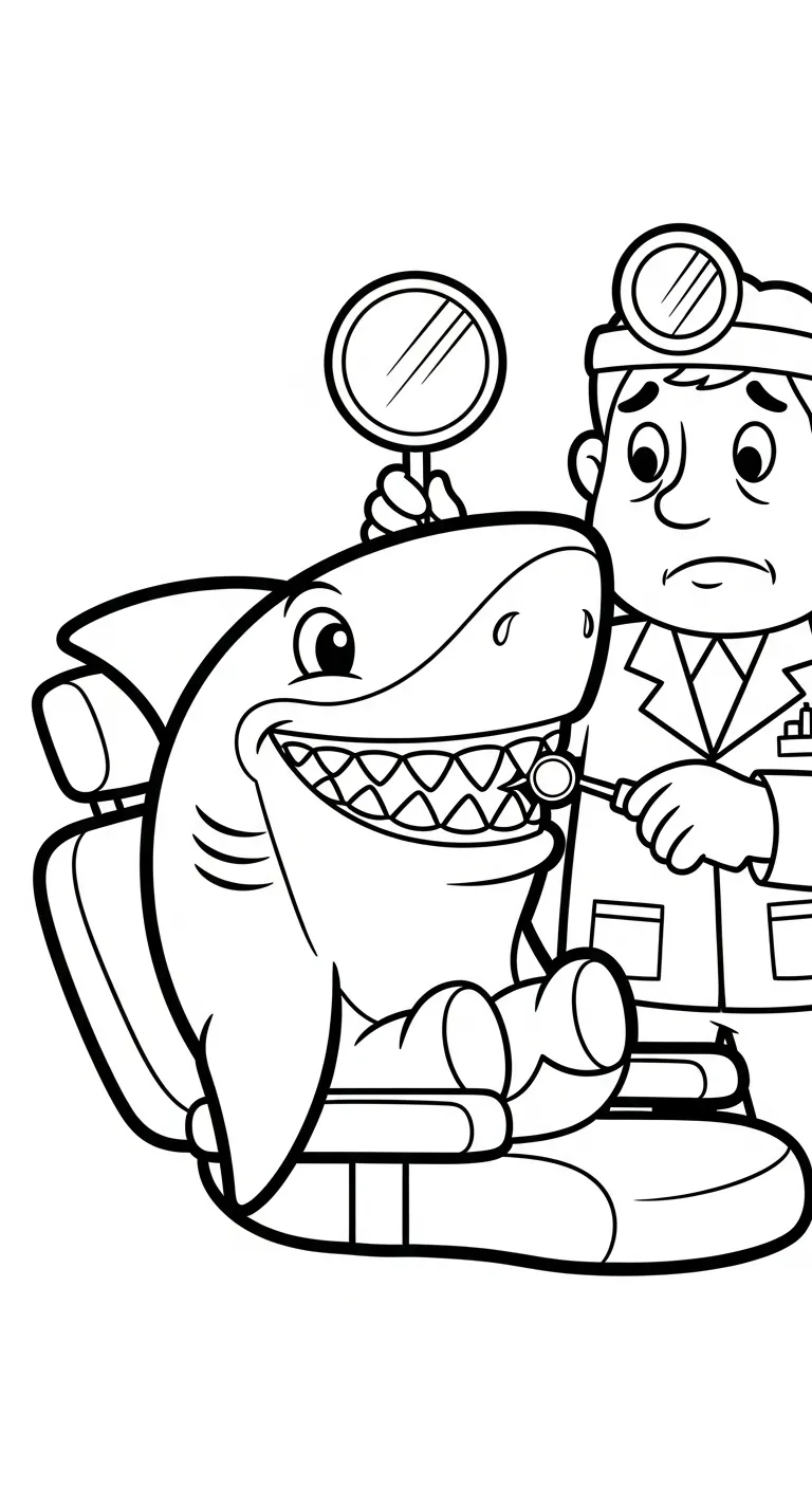 coloriage Dentiste pour enfant