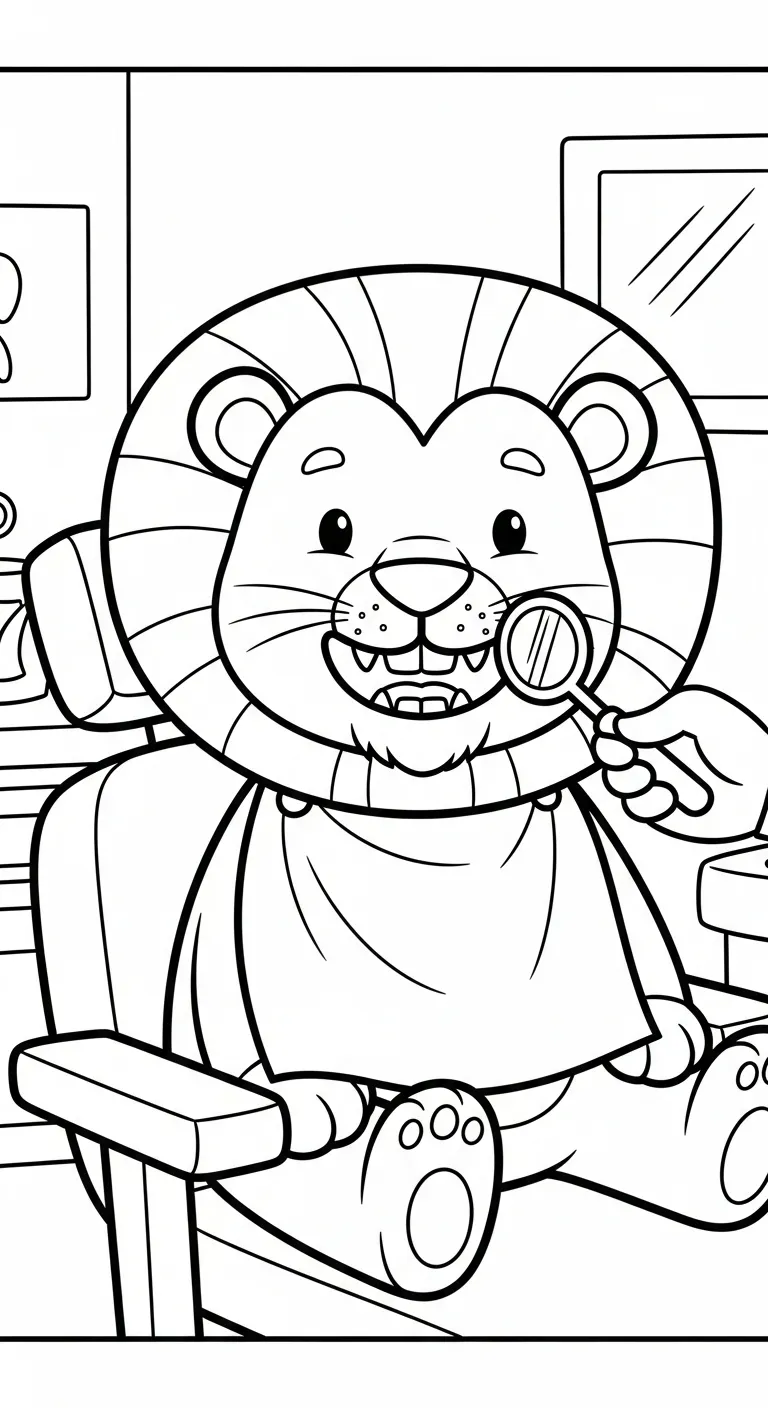 télécharger coloriage Dentiste gratuit