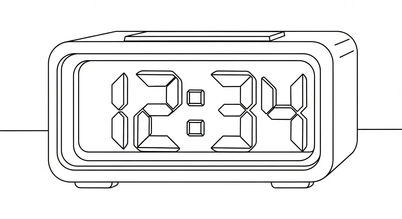 coloriage Horloge a telecharger