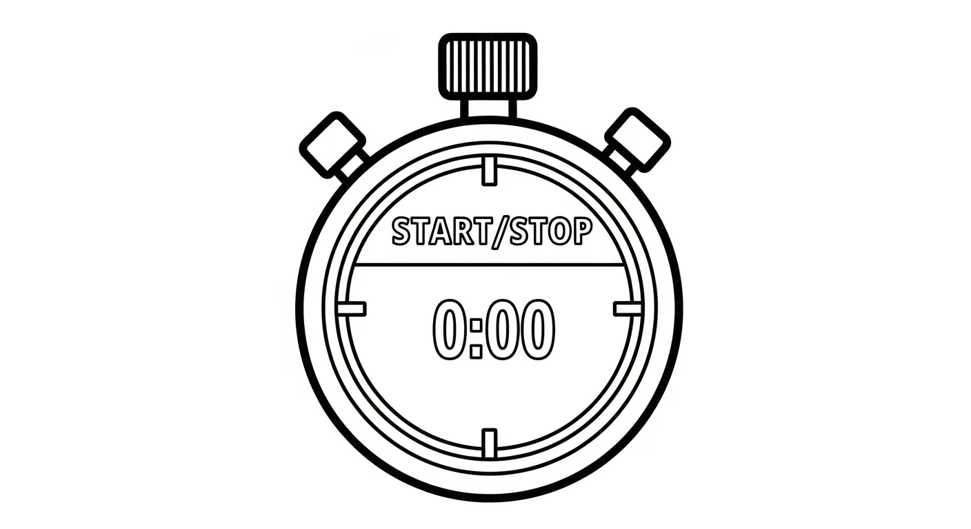 coloriage Horloge pour enfant gratuit