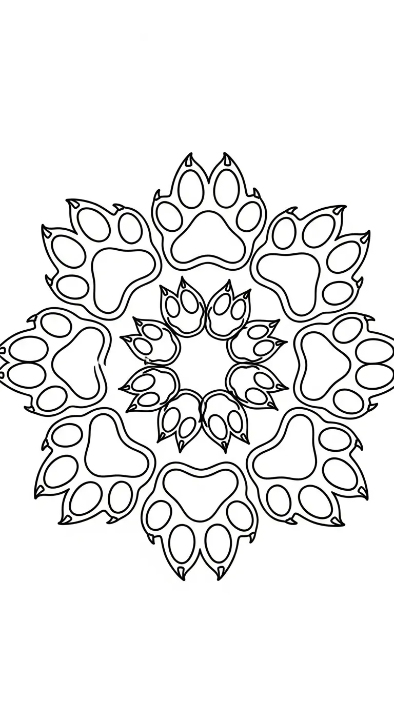 coloriage Husky pour enfant de 4 ans 1