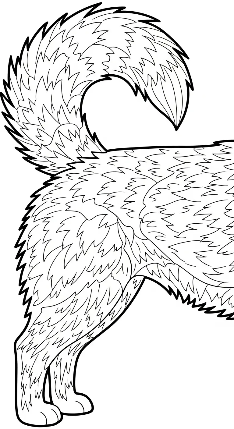 coloriage Husky gratuit à imprimer