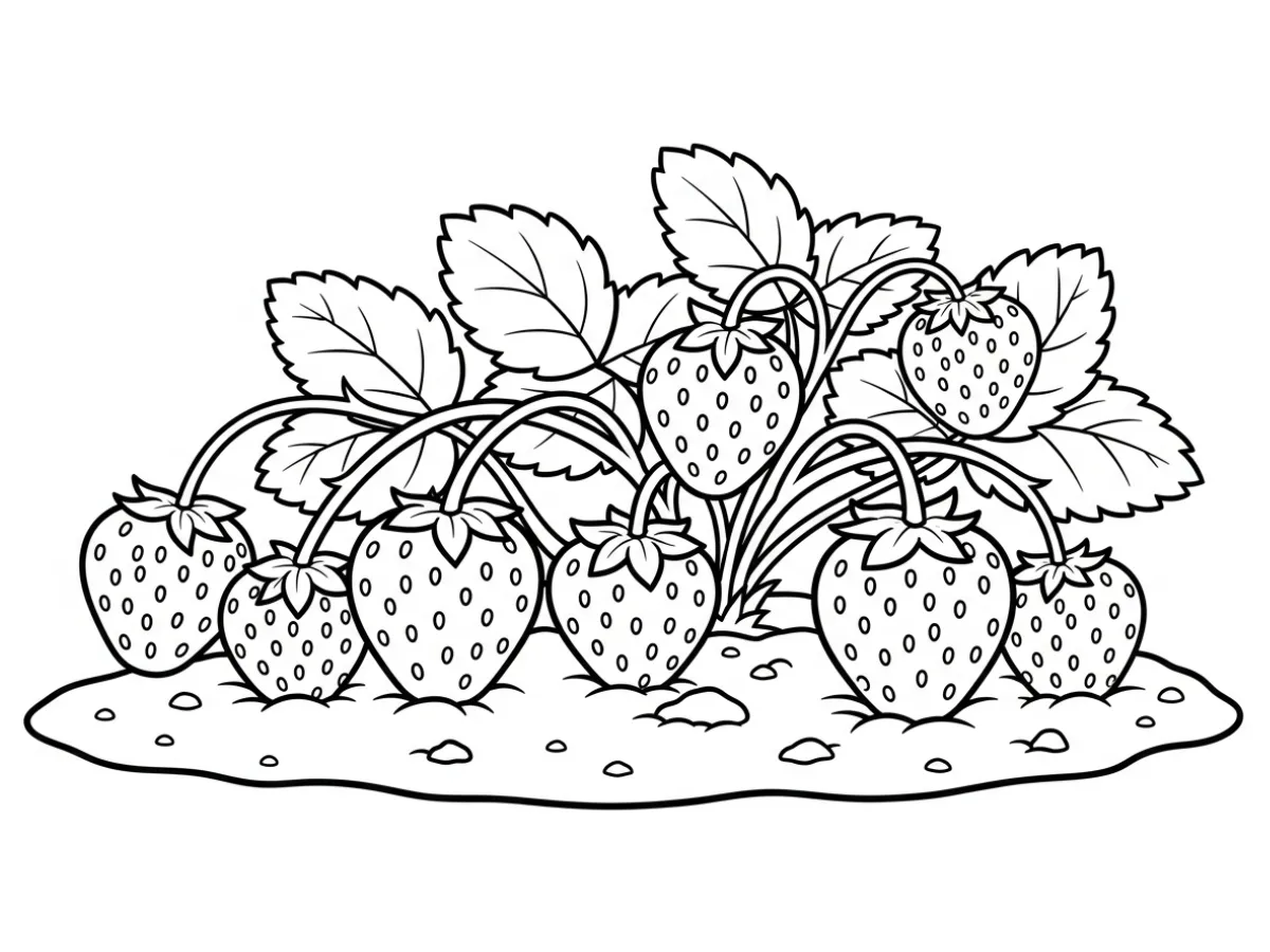 coloriage Jardin pour enfant de 8 ans