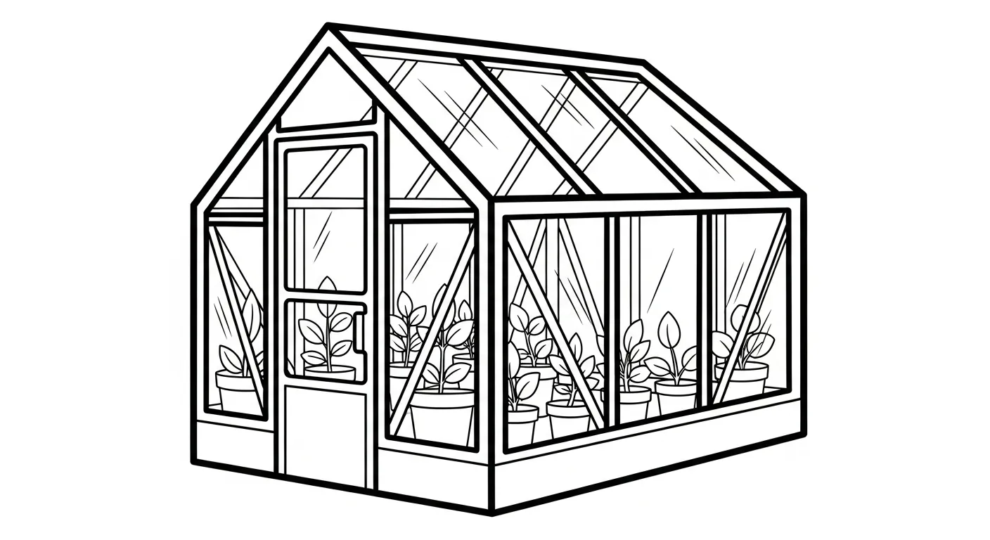 coloriage Jardin à imprimer pour enfant de 3 ans 1